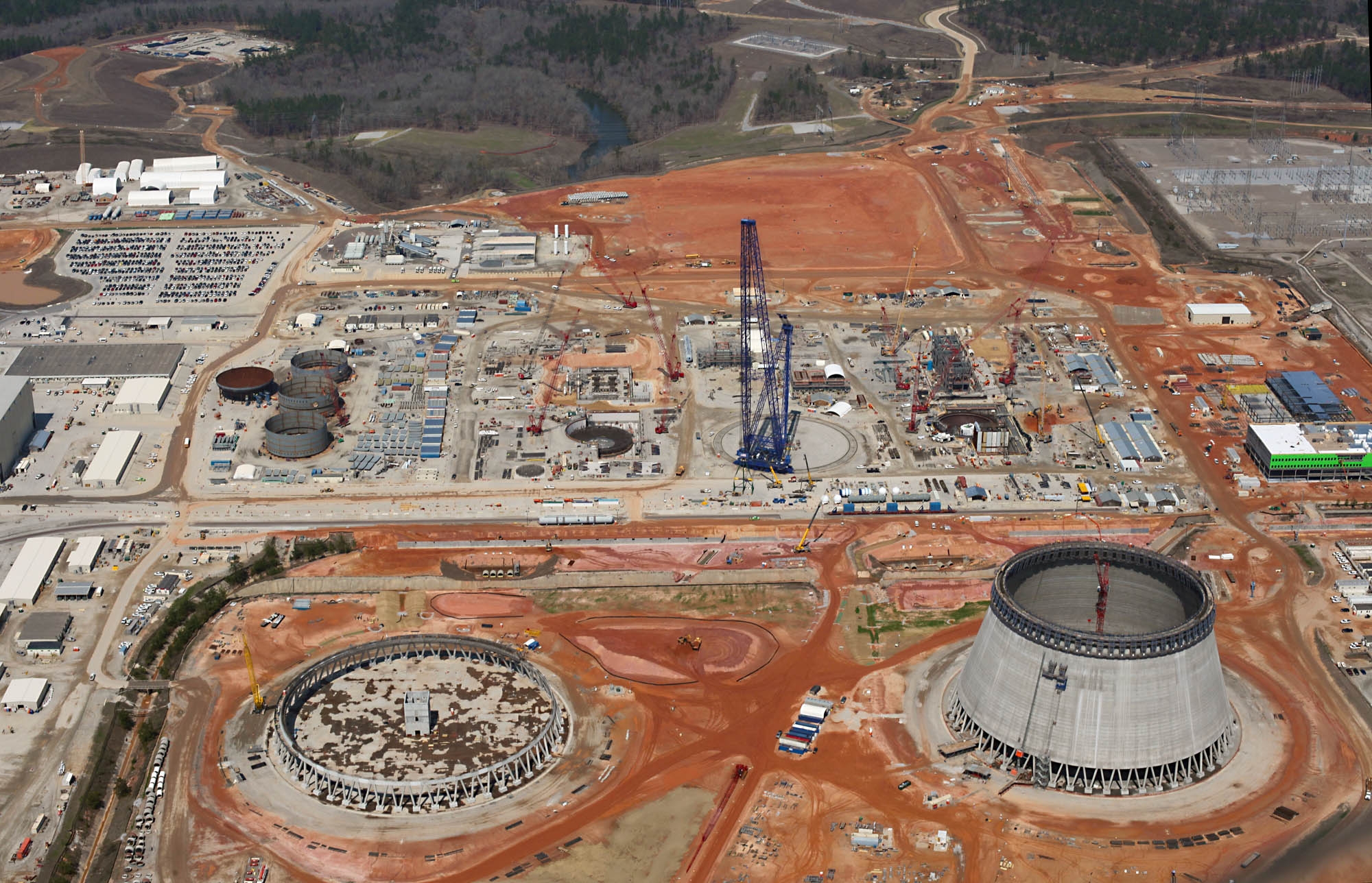 Seven years later, the DOE's $18.5 Billion nuclear loan program has paid only for this (the Vogtle reactors as of March 2014). And according to Southern Co. execs, the taxpayer loan wasn't even needed.