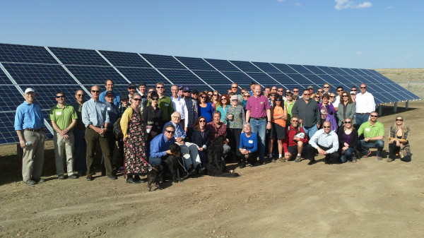 A Clean Energy Collective community solar installation in Boulder, CO.